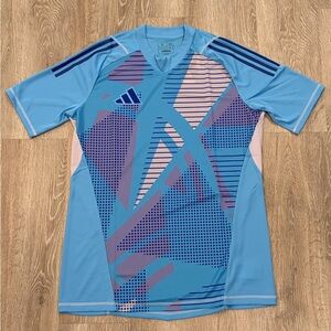 Adidas Tiro 24 Pro Goalkeeper Jersey Mens XL Blue Soccer Goalie Shirt IN0428